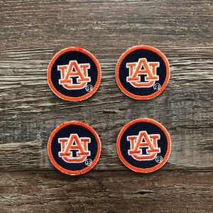 BUNDLE OF 4 - Auburn Tigers University Patches